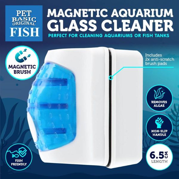 Magnetic Aquarium Glass Cleaner - 6.5cm