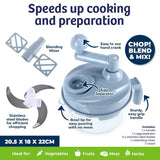 Load image into Gallery viewer, Multi-Function Manual Food Processor - 1.3L