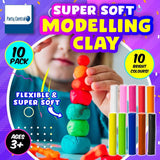 Load image into Gallery viewer, 10 Pack Super Soft Modelling Clay Kit
