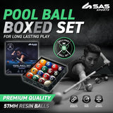 Load image into Gallery viewer, 16 Piece Pool Ball Boxed Set - 5.7cm Resin Balls