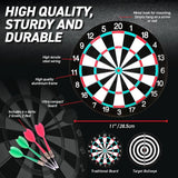 Load image into Gallery viewer, Double Sided Dart & Target Game Board - 28.5cm