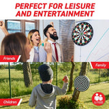 Load image into Gallery viewer, Double Sided Dart & Target Game Board - 28.5cm
