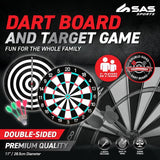 Load image into Gallery viewer, Double Sided Dart &amp; Target Game Board - 28.5cm
