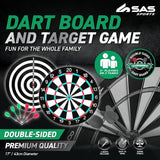 Load image into Gallery viewer, Double Sided Dart & Target Game Board - 43cm