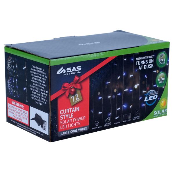 Curtain Style Solar Power LED Lights