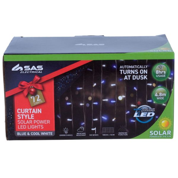 Curtain Style Solar Power LED Lights