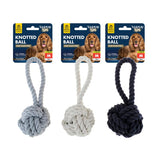 Load image into Gallery viewer, Medium Rope Tug Toy with Ball - 18cm x 7.8cm