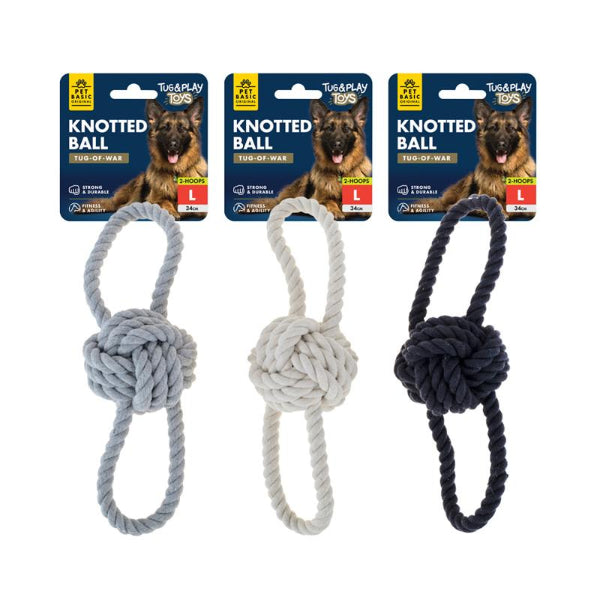 Large Double Loop Rope Toy - 34cm x9.4cm