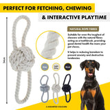 Load image into Gallery viewer, Large Double Loop Rope Toy - 34cm x9.4cm