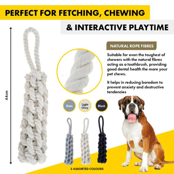Large Cotton Stick & Loop Rope Toy - 44cm x 7cm