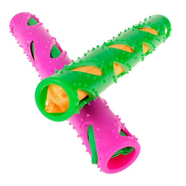 Crunchy Fetch Stick Dog Toy - 29.8cm x 29.8cm x 4.5cm