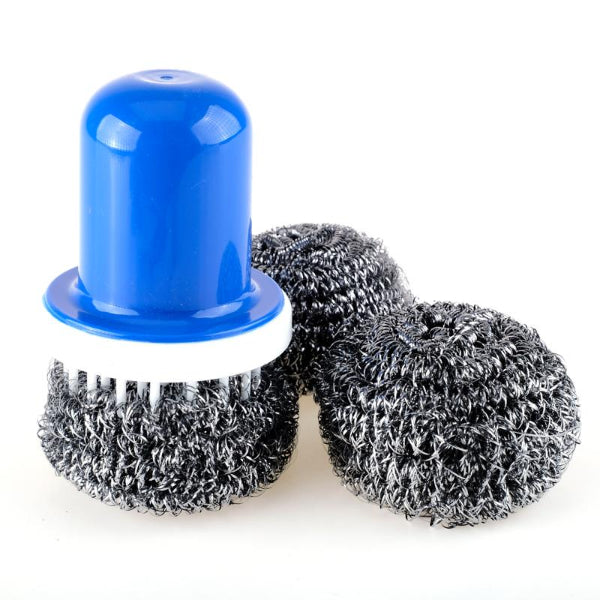 Stainless Steel Scourers with Handle