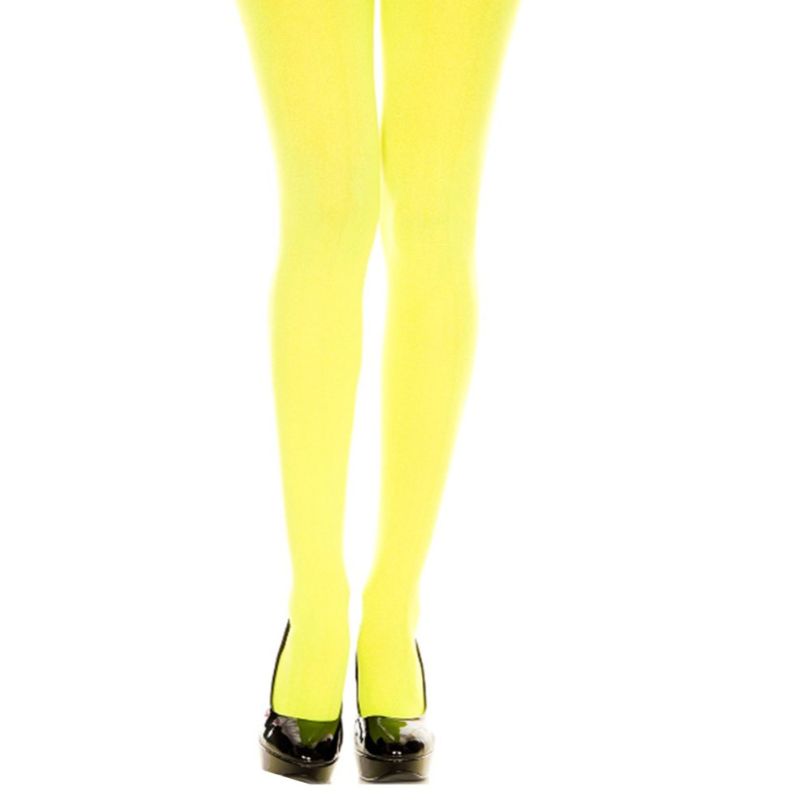 Yellow Neon Costume Stockings