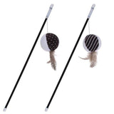 Load image into Gallery viewer, Pets BW Cat Play Rod Ball Toy - 46cm