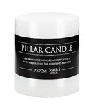 Load image into Gallery viewer, White Flat Top Pillar Candle - 7cm x 7cm