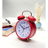 Load image into Gallery viewer, Metal Twin Bells Table Alarm Clock With Light - 11.6cm x 17cm x 5.5cm
