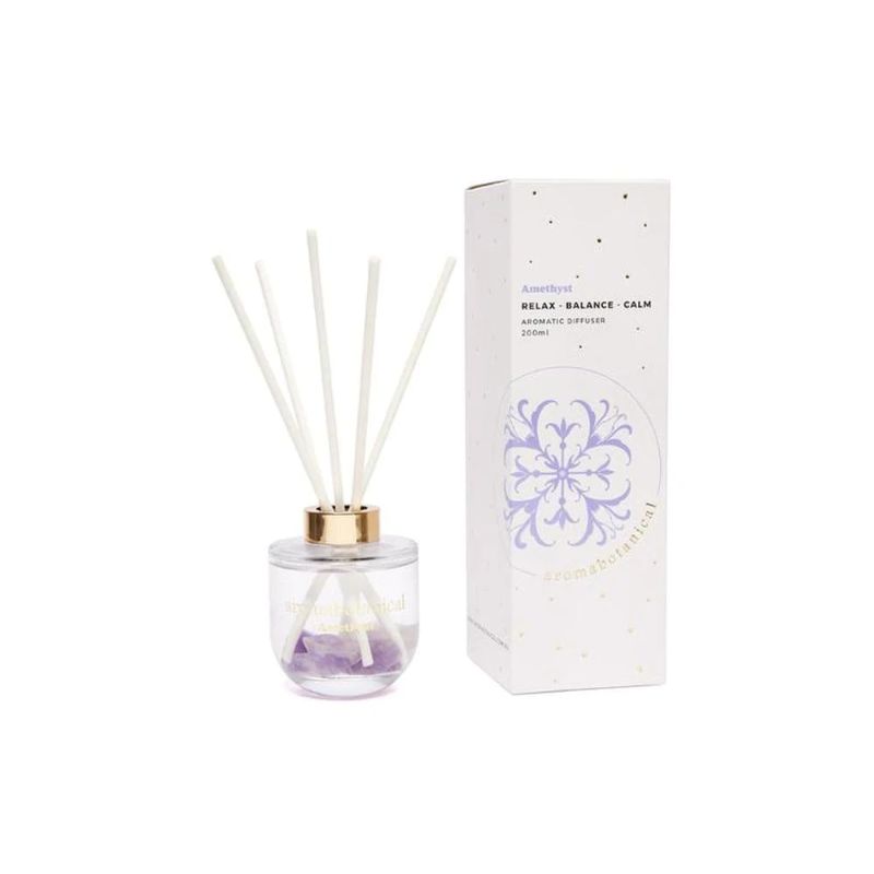 Aromabotanical Amethyst Relax Balance Calm Aromatic Reed Diffuser - 200ml