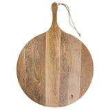 Load image into Gallery viewer, Natural Extra Large Mango Wood Round Serving Board - 104cm x 76cm x 4cm
