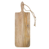 Load image into Gallery viewer, Natural Long Rectangular Medium Mango Wood Serving Board - 75cm x 22cm x 2cm