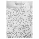 Load image into Gallery viewer, Silver Stripe / Pattern Printed Extra Large Gift Bag