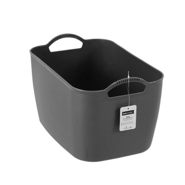 Large Flexi Storage Basket - 35.5cm x 24cm x 19.5cm
