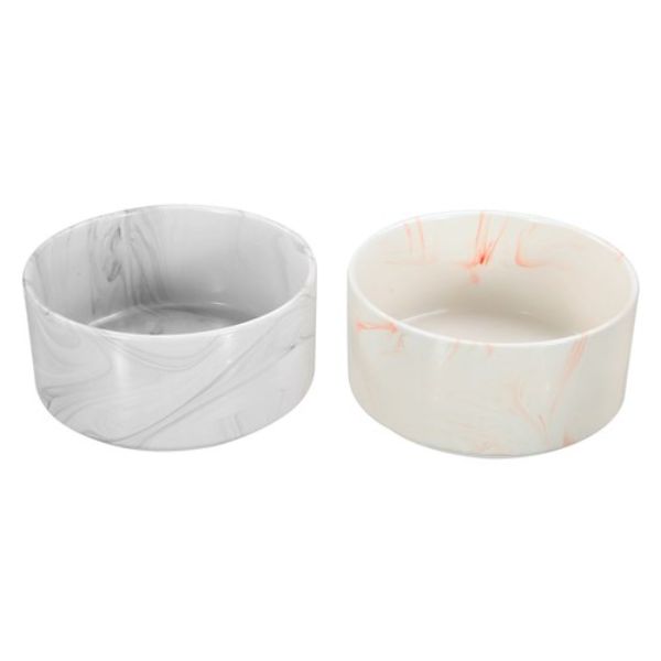 Marble Ceramic Pet Bowl - 1.8L | 19cm