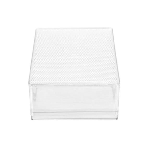 Crystal Fridge Tray With Lid - 30cm x 20cm x 10.5cm