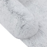 Load image into Gallery viewer, Silver Calming Plush Lounger - 102cm x 89cm x 16cm
