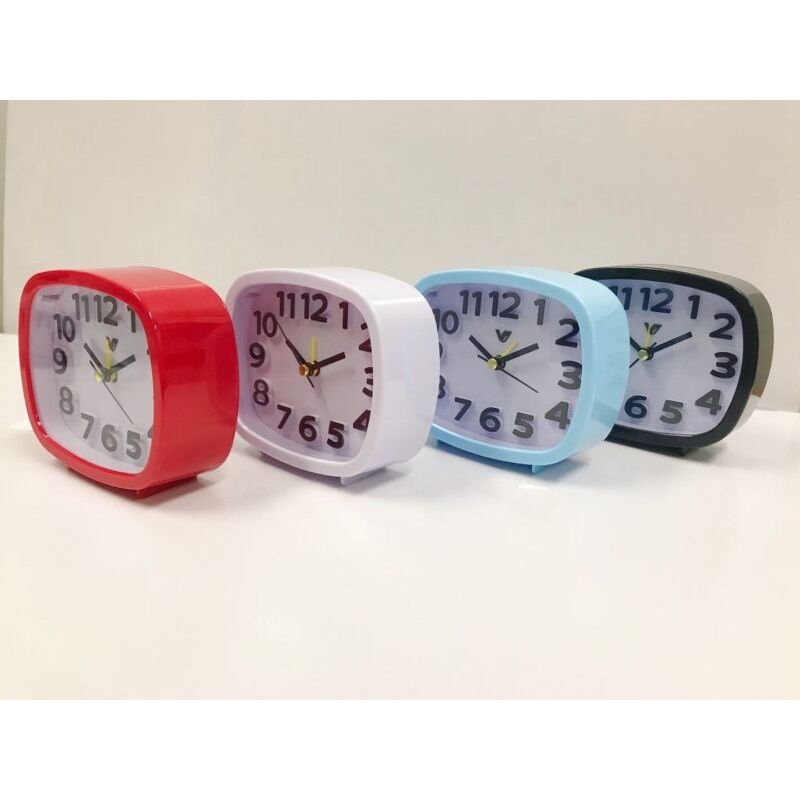 3D Number Alarm Table Clock With Light - 12cm x 10cm x 4cm