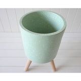 Load image into Gallery viewer, Green Thorpe Pot Planter - 25cm x 47cm x 25cm