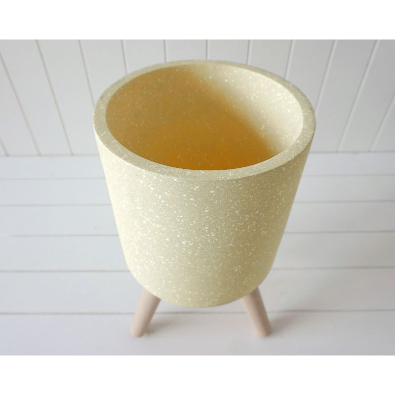 Yellow Thorpe Pot Planter - 25cm x 47cm x 25cm