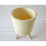 Load image into Gallery viewer, Yellow Thorpe Pot Planter - 25cm x 47cm x 25cm