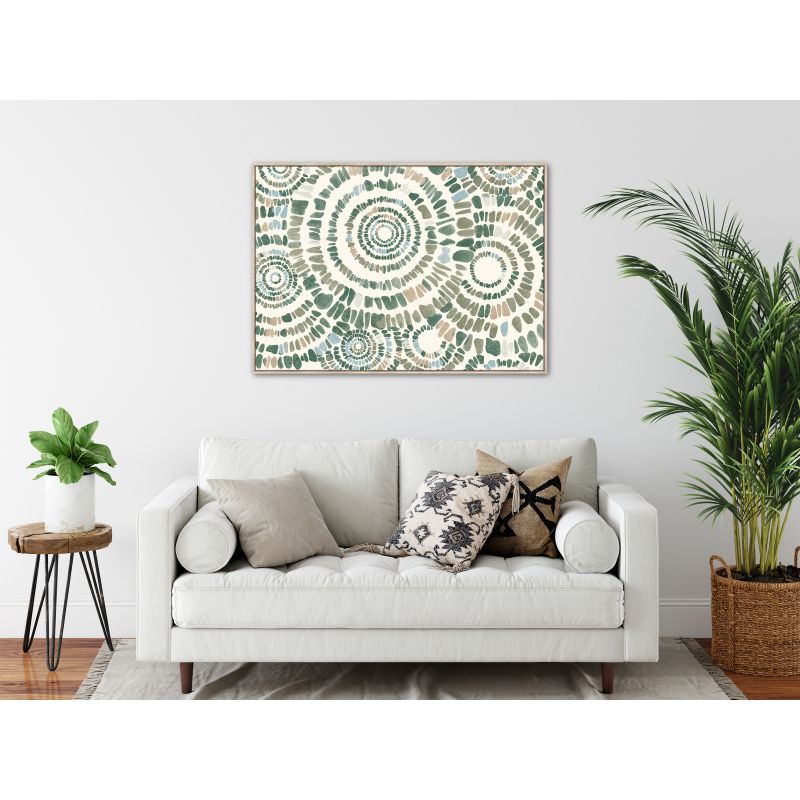 Forest Rain Framed Premium Artwork - 80cm x 120cm