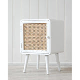 Load image into Gallery viewer, White Zion Side Table - 33cm x 50cm x 30cm
