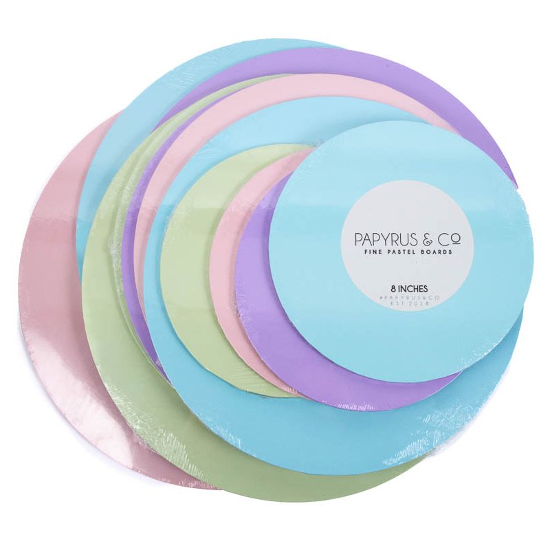 Pastel Lilac Round Masonite Cake Board - 20.3cm