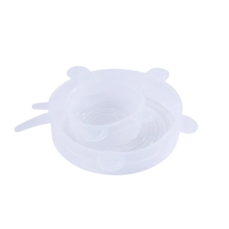 6 Pack Cook Easy Small Silicone Lid Set
