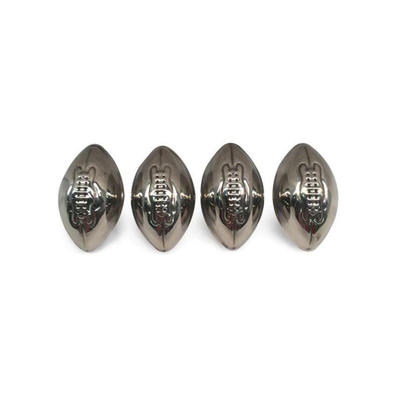 4 Pack Stainless Steel Metal Ice Cubes - 0.4cm x 0.27cm x 0.27cm