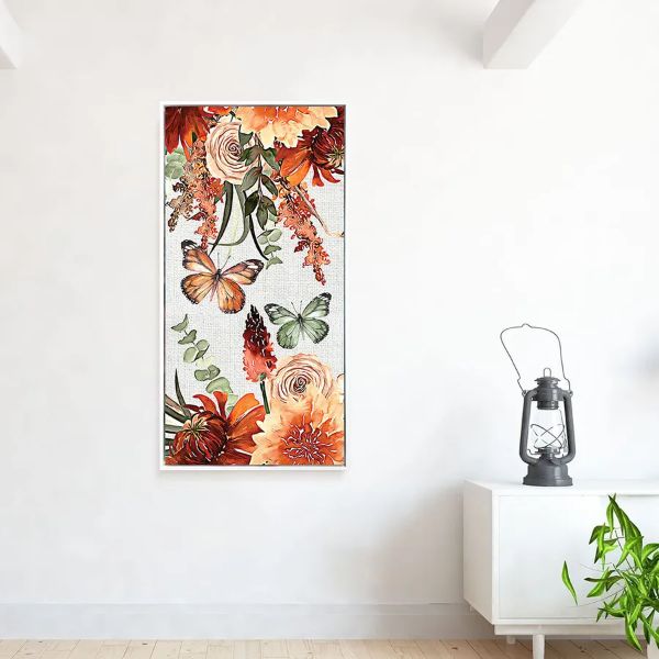 Cinnamon Shadow Framed Painting - 50cm x 100cm
