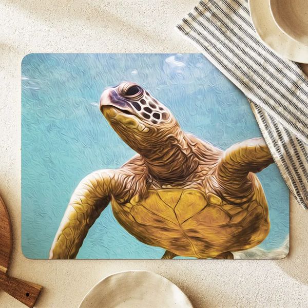 6 Pack Elliot Turtle Placemat - 34cm x 26.5cm