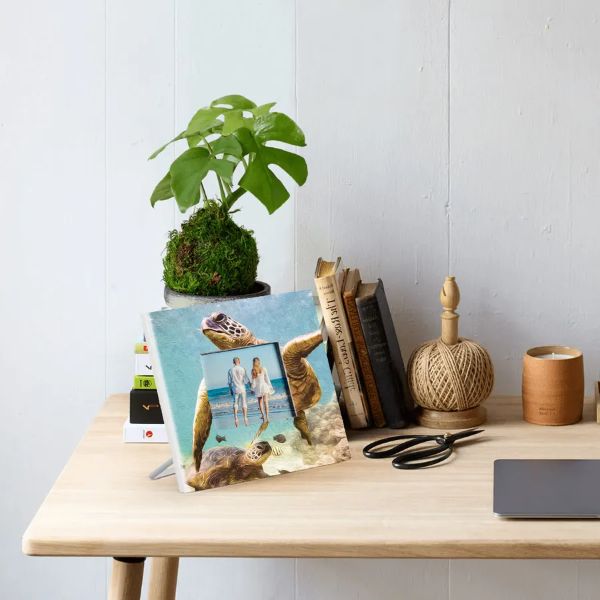 Elliot Turtle Photo Frame - 20cm x 20cm