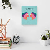 Load image into Gallery viewer, Zodiac Gemini Block Plaque - 20cm x 25cm