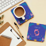 Load image into Gallery viewer, 4 Pack Ceramic Zodiac Pisces Coaster Box