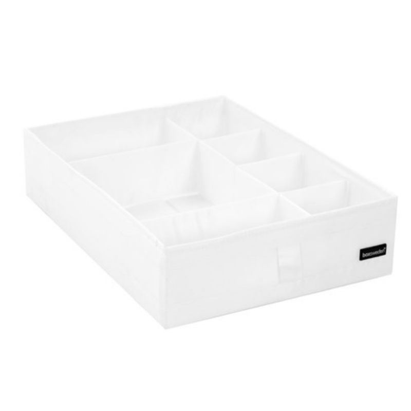 White Kloset Compartment Storer - 44cm x 34cm x 11cm