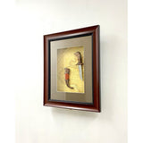 Load image into Gallery viewer, Antique Dagger Timber Frame with Glass Face - 38cm x 46cm x 7.5cm