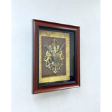 Load image into Gallery viewer, Antique Shield Timber Frame with Glass Face - 38cm x 46cm x 7.5cm