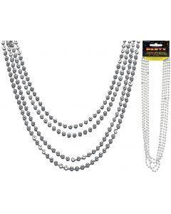 3 Pack Silver Party Necklace - 80cm - The Base Warehouse