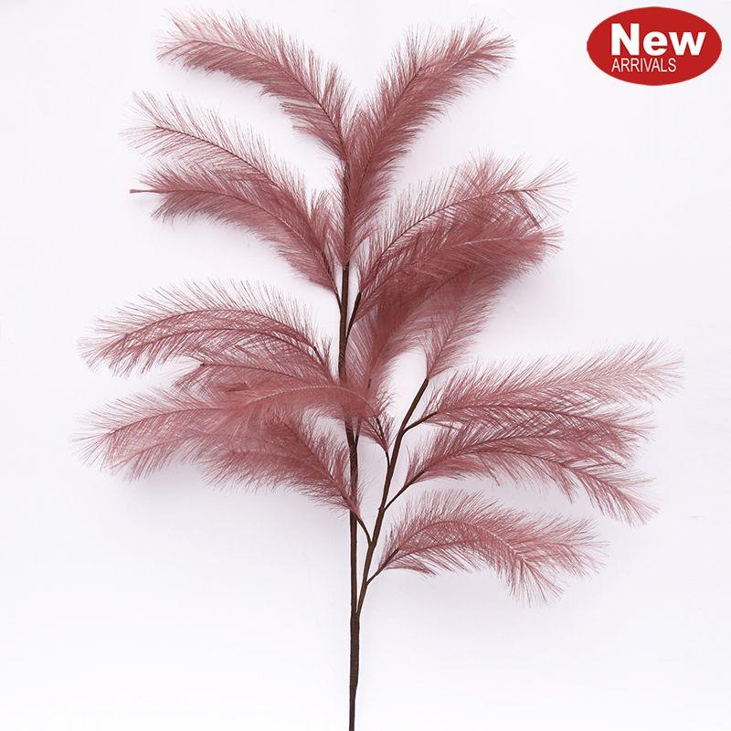Dusty Pink Wheat Spray Stem - 110cm