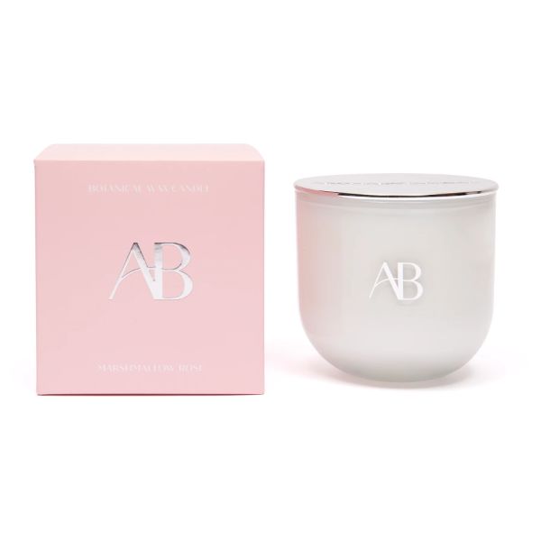Marshmallow Rose Candle - 340g