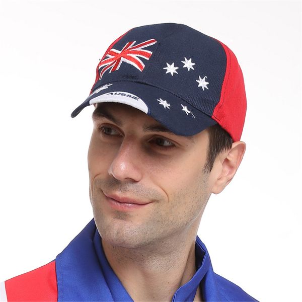 Aussie Flag Red & Blue Cap