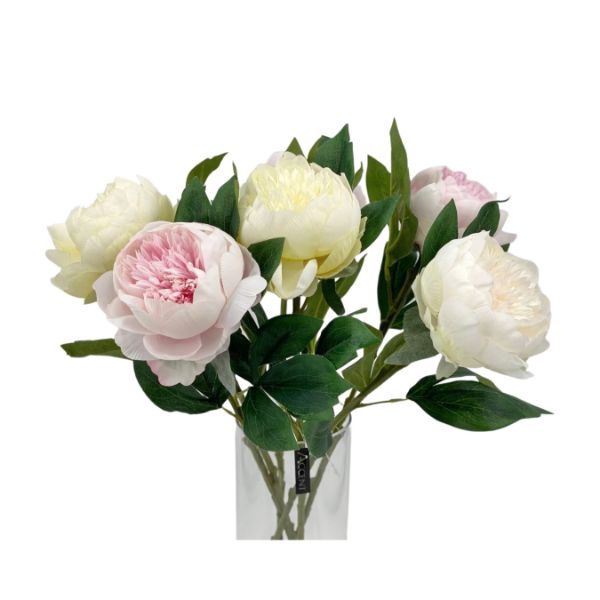 Artificial Peony Single Stem - 66cm